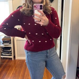 💚 Cupcake Maroon Sweater
